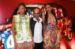 Carol Gracias , Manish Arora & Bhavna Sharma at the launch of Discovery Travel & Living _s new show Adventures of Ladies TailorII