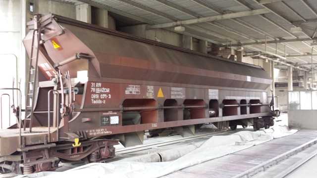 Dopremanje voza sa pšenicom u Klas 3