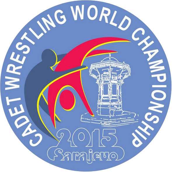 Logo Svjetskog kadetskog prvenstva u hrvanju 2015
